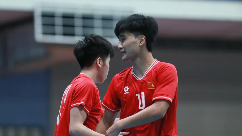 Tài năng trẻ 19 tuổi Nguyễn Đa Hải là ứng viên cho danh hiệu Quả bóng vàng Futsal Việt Nam 2024. ẢNH: ANH TRẦN 