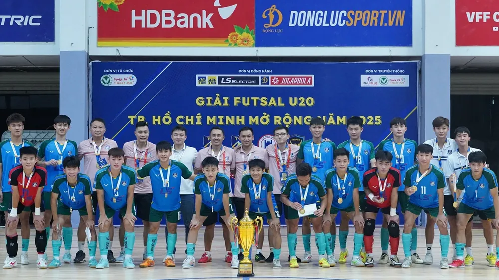 U20 Thái Sơn Nam TPHCM quyết tâm đổi màu huy chương tại Giải Futsal U20 quốc gia 2025. ẢNH: TÂM HÀ