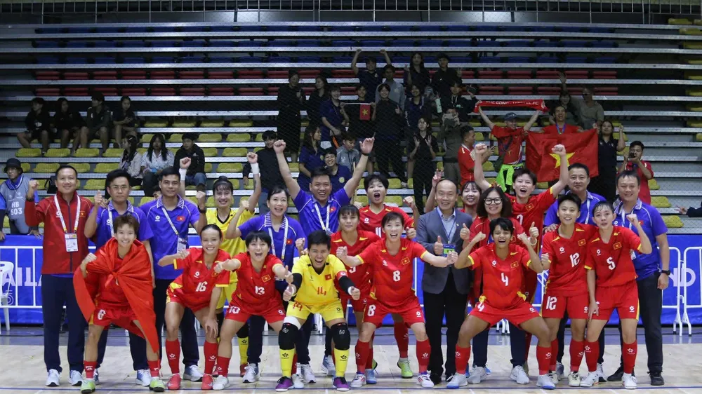 Đội tuyển futsal nữ Việt Nam có năm thứ 2 liên tiếp được đề cử cho hạng mục đội tuyển nữ xuất sắc thế giới. ẢNH: VFF 