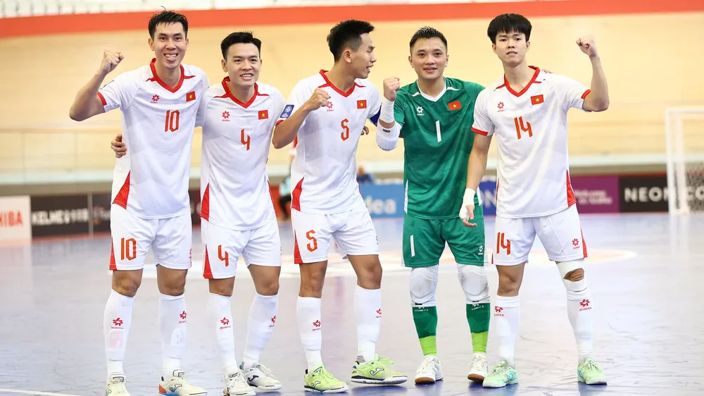 Đội tuyển futsal Việt Nam tham dự Giải futsal Đông Nam Á 2026 vào tháng 4 tới. ẢNH: AFC 