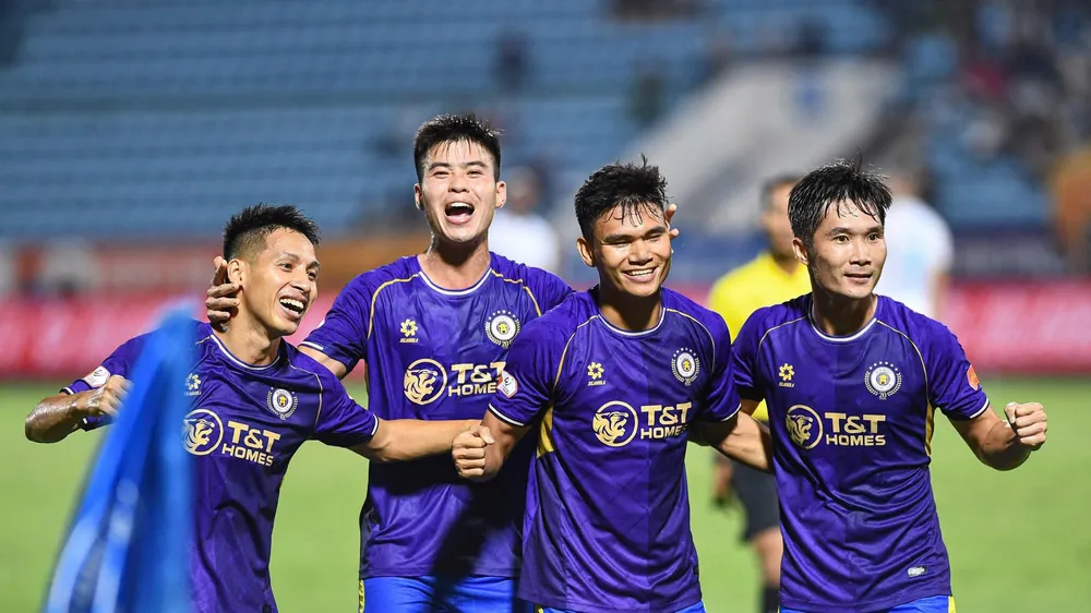Hà Nội FC dưới thời HLV Harry Kewell đã vào guồng. ẢNH: ANH TRẦN 