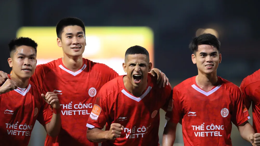 Viettel FC đoạt vé vào bán kết Cúp quốc gia 2025-2026. ẢNH: MINH HOÀNG
