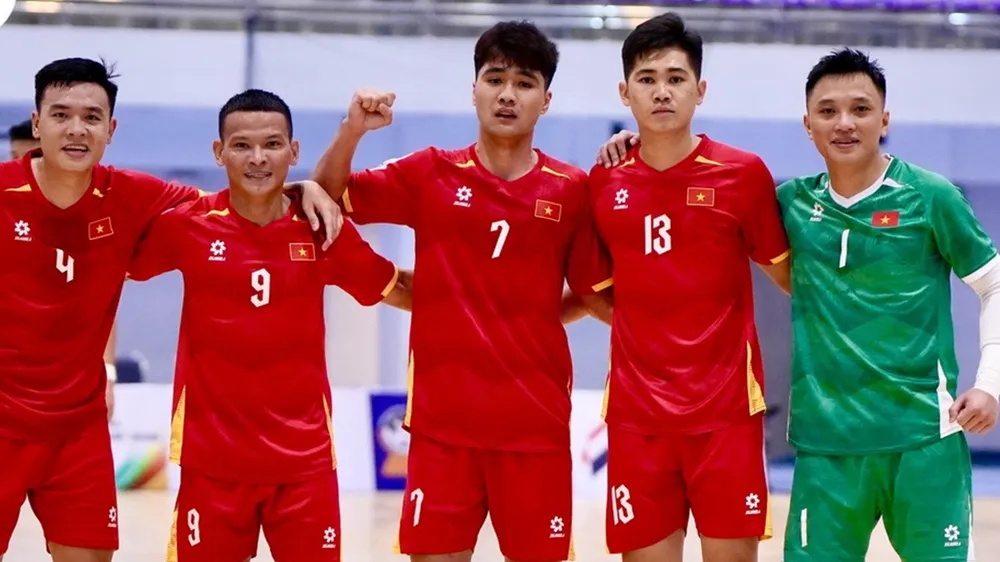 Đội tuyển futsal Việt Nam khởi đầu Giải futsal Đông Nam Á 2026 bằng chiến thắng đậm 4-0. ẢNH: FAT 