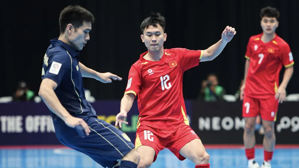 Đội tuyển futsal Việt Nam sẽ sang Thái Lan tham dự giải giao hữu vào đầu tháng 8 tới. ẢNH: AFC 