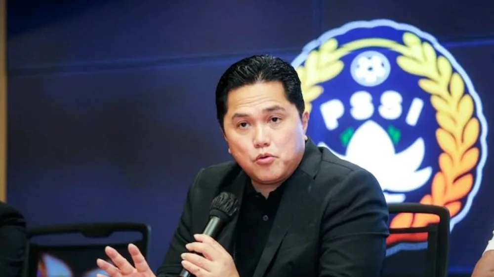 Chủ tịch Liên đoàn Bóng đá Indonesia (PSSI) Erick Thohir đánh giá rất cao đội tuyển Việt Nam. ẢNH: PSSI 