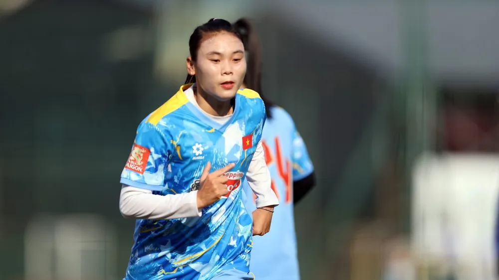 Cựu binh Phạm Hải Yến sẵn sàng làm đầu tàu đội tuyển nữ Việt Nam tại ASIAD 2026. ẢNH: ĐỨC ĐỒNG