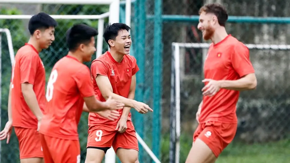 Đội tuyển Việt Nam đang tích cực tập luyện hướng đến trận bán kết lượt đi ASEAN Cup 2026 gặp chủ nhà Malaysia. ẢNH: NHẬT ĐOÀN 
