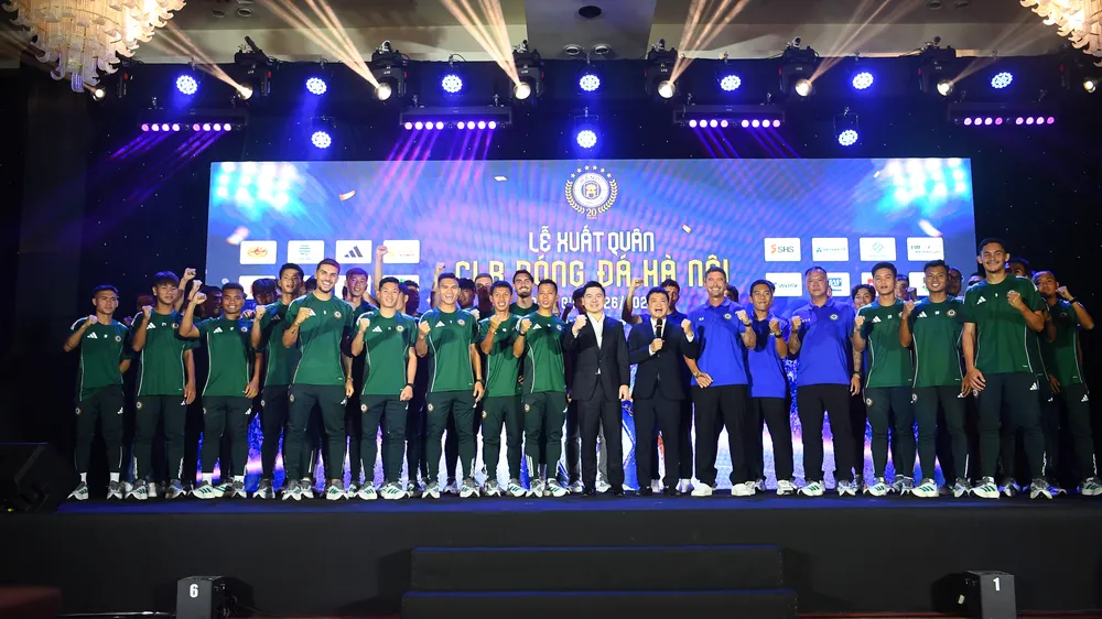Hà Nội FC xuất quân tham dự mùa giải 2026-2027. Ảnh: TÂM HÀ