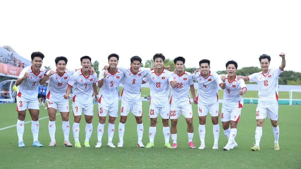 U23 Việt Nam đối diện bài toán thể lực trước trận đấu cuối cùng vòng bảng ASIAD 2026. ẢNH: HẢI HOÀNG 