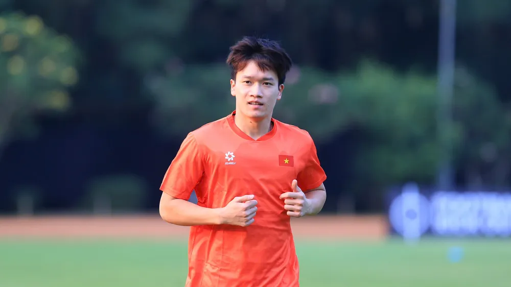 Đương kim Quả bóng vàng Nguyễn Hoàng Đức được bầu làm thủ quân đội tuyển Việt Nam. ẢNH: TÂM HÀ