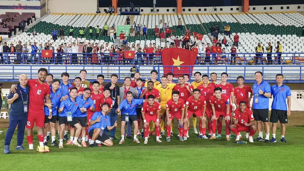 Đội tuyển Việt Nam khởi đầu thuận lợi tại FIFA ASEAN Cup 2026. ẢNH: TÂM HÀ