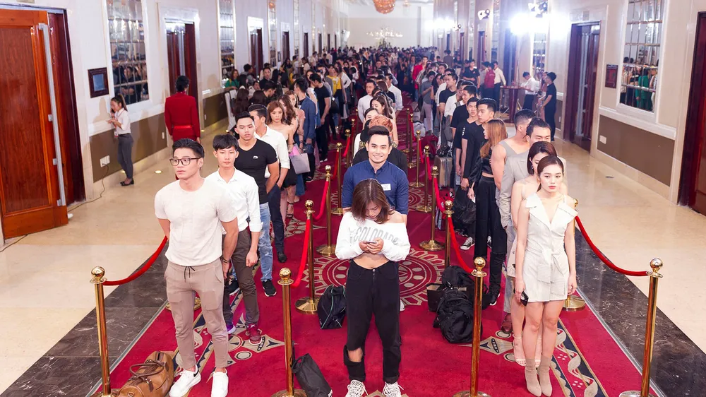 Đông đảo thí sinh tham dự vòng casting tại TPHCM