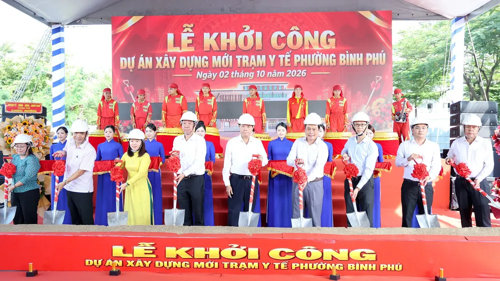 Khởi công xây mới Trạm Y tế phường Bình Phú quy mô 70 tỷ đồng