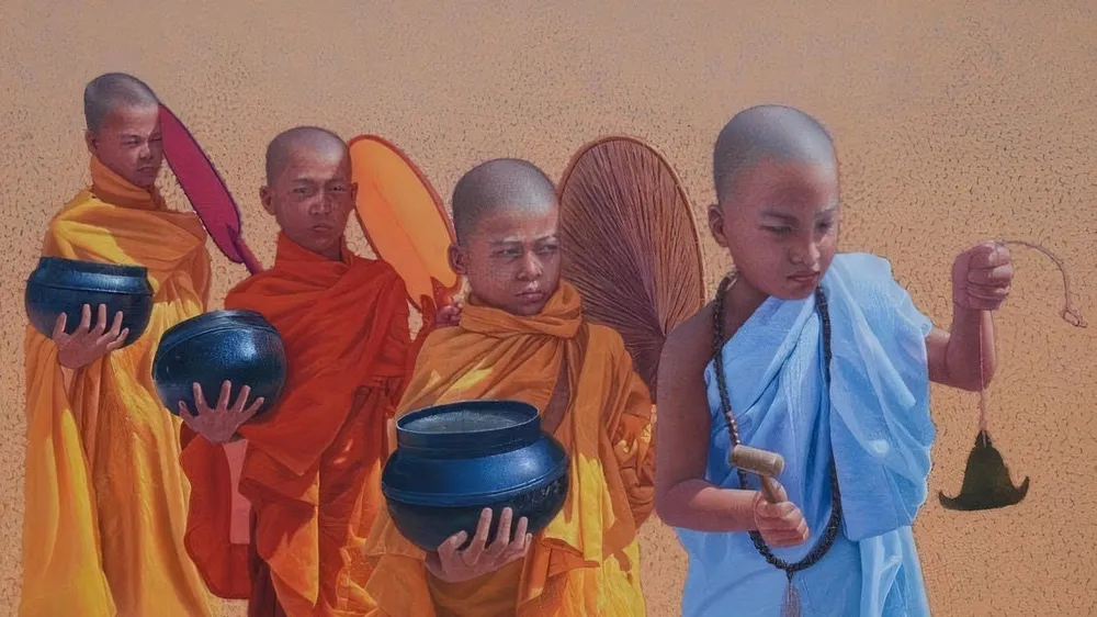 Triển lãm của hoạ sĩ Myanmar tại TPHCM