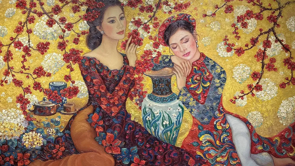 Triển lãm “Miền nhớ”: Dịu dàng tháng Ba và câu chuyện cuộc sống