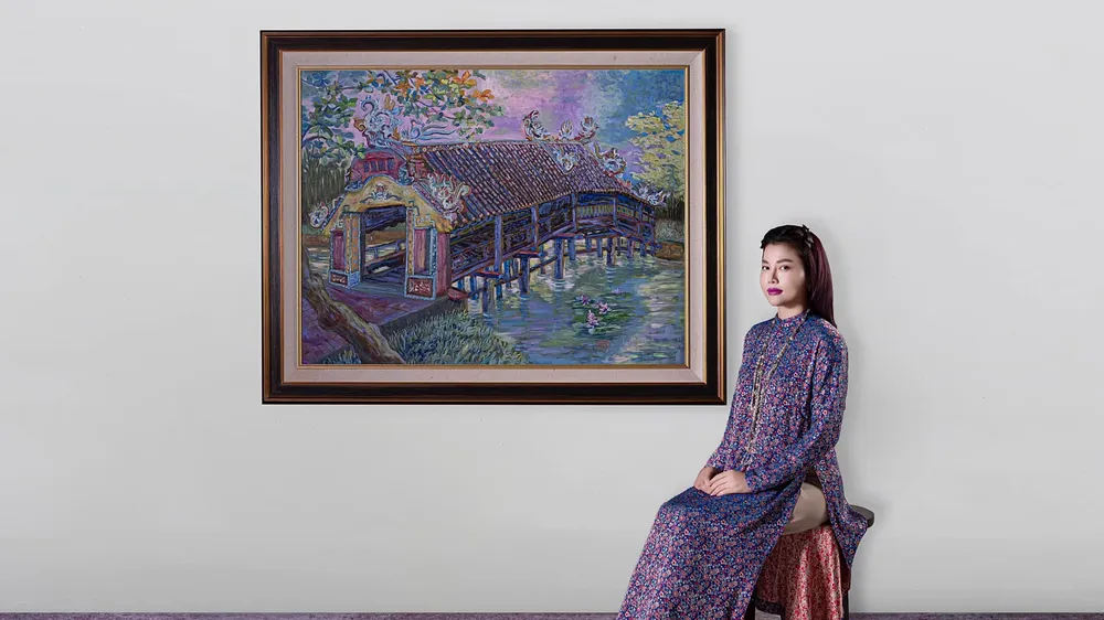 Trải nghiệm nghệ thuật đa giác quan cùng tranh Việt dự triển lãm quốc tế
