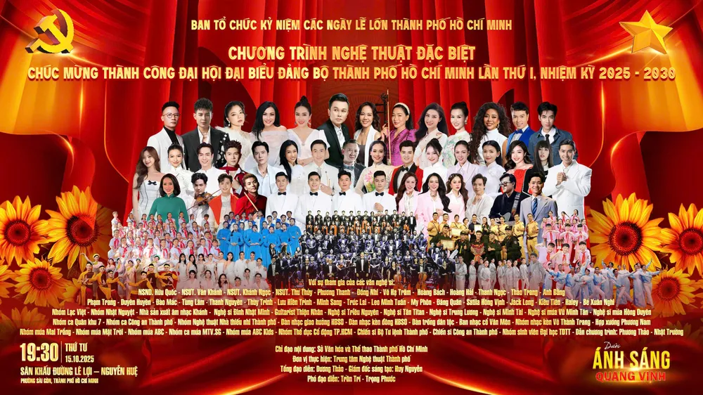 Chương trình nghệ thuật đặc biệt với chủ đề “Dưới ánh sáng quang vinh”