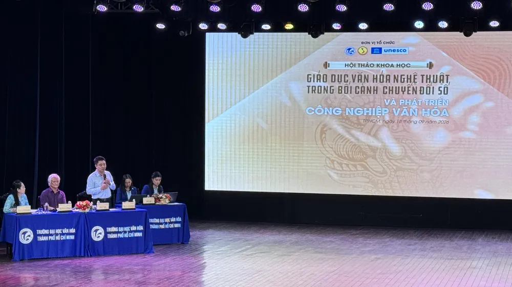 Hội thảo khoa học cấp quốc gia chủ đề “Giáo dục văn hóa nghệ thuật trong bối cảnh chuyển đổi số và phát triển công nghiệp văn hóa”.