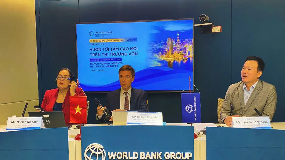 Ngân hàng Thế giới nâng mức dự báo tăng trưởng kinh tế Việt Nam năm 2024 lên 6,1%