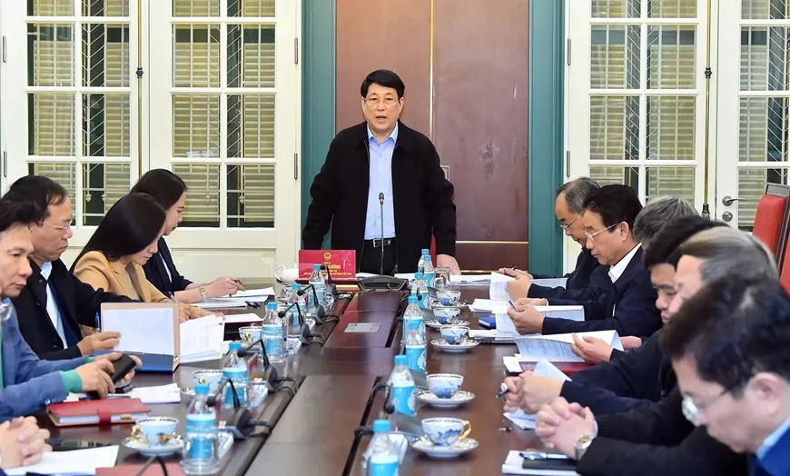 Chủ tịch nước làm việc với Văn phòng Chủ tịch nước về tinh gọn tổ chức bộ máy