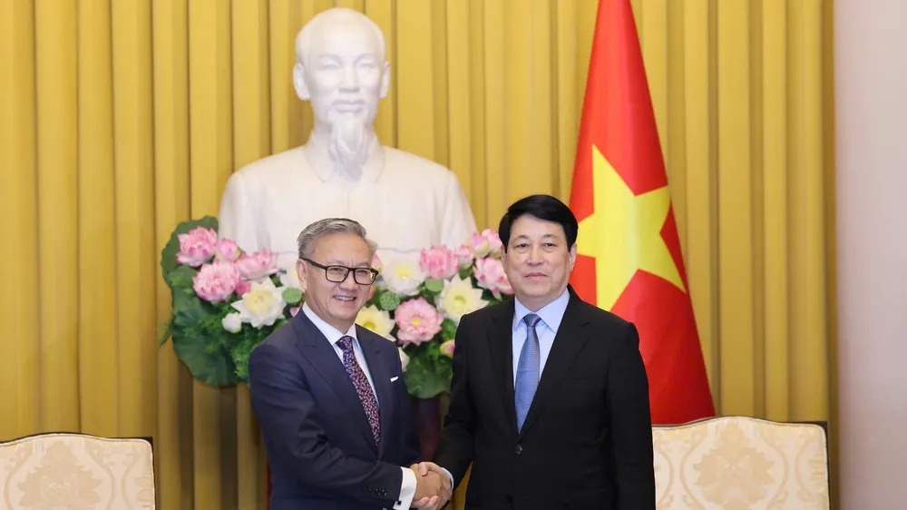 Chủ tịch nước Lương Cường tiếp Bộ trưởng Ngoại giao Lào