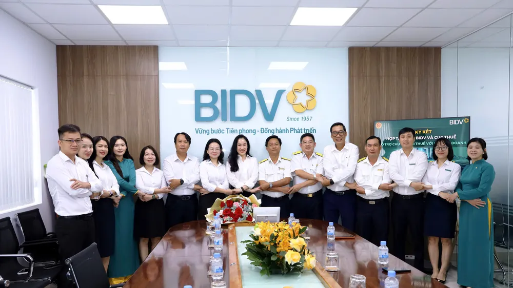 Cục Thuế ký kết hợp tác với BIDV, hỗ trợ hộ kinh doanh chuyển đổi sang thuế kê khai