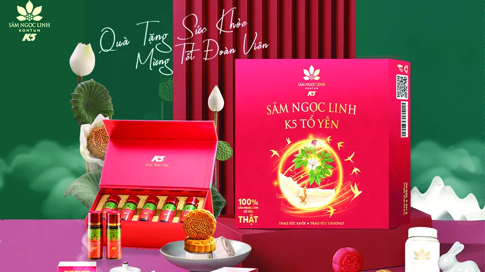Trung thu 2022: “Món quà sức khỏe” mừng Tết Đoàn viên từ Sâm Ngọc Linh Kon Tum K5