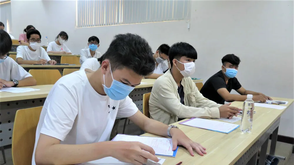Thí sinh dự kỳ thi đánh giá năng lực do ĐH Quốc gia TPHCM tổ chức trong tháng 5-2022