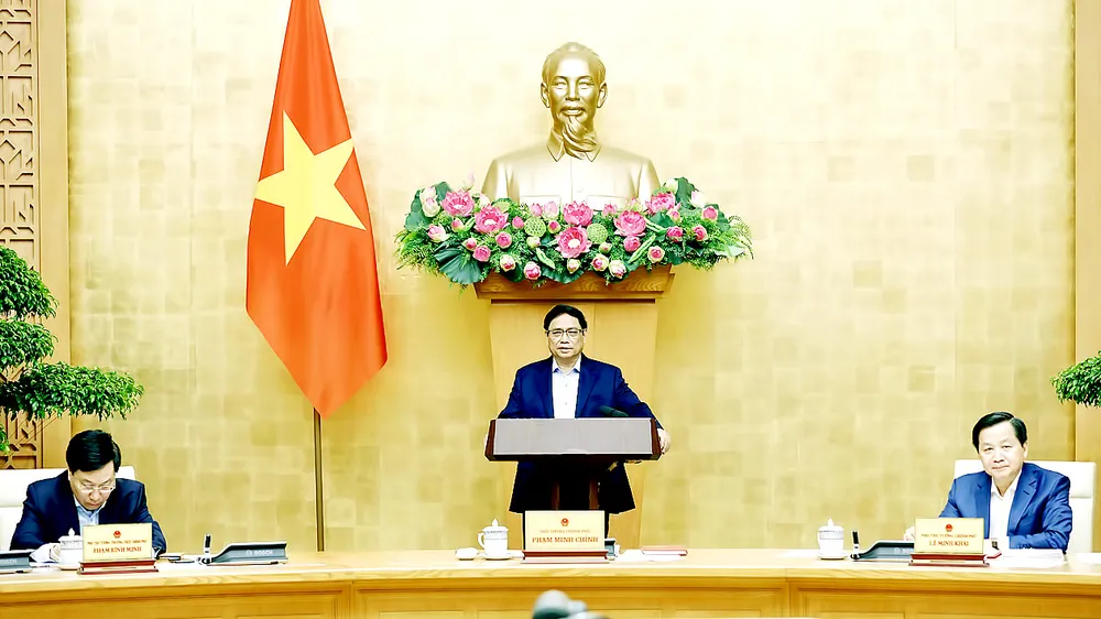 Thủ tướng Phạm Minh Chính chủ trì phiên họp Chính phủ thường kỳ tháng 11