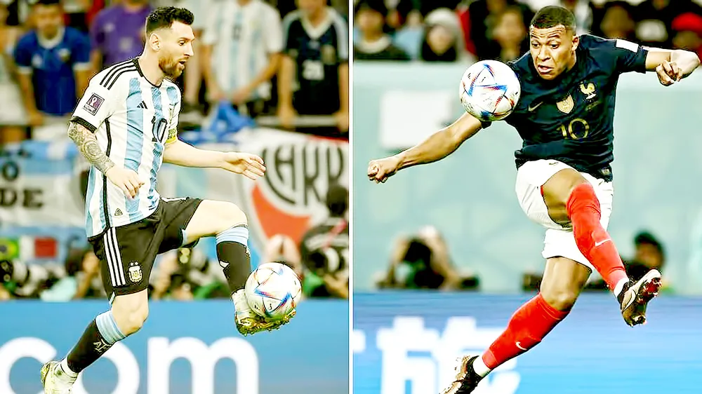 Hai ngôi sao Messi (Argentina) và Mpape (Pháp), ai sẽ thắng ai?