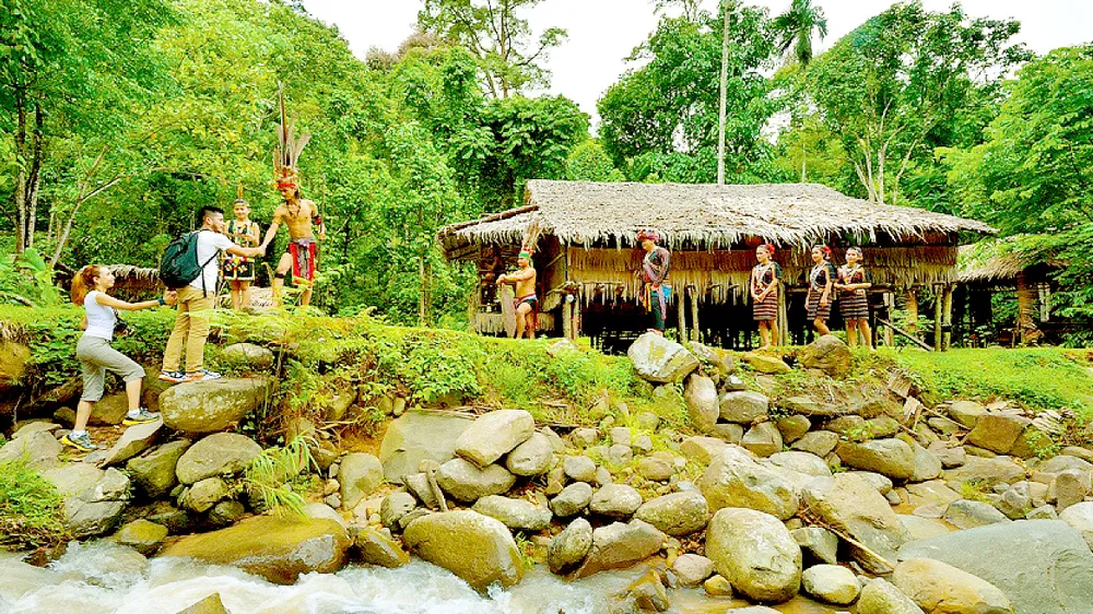 Làng du lịch Mari Mari ở Sabah, một mẫu hình du lịch nông thôn của Malaysia. Ảnh: UNWTO