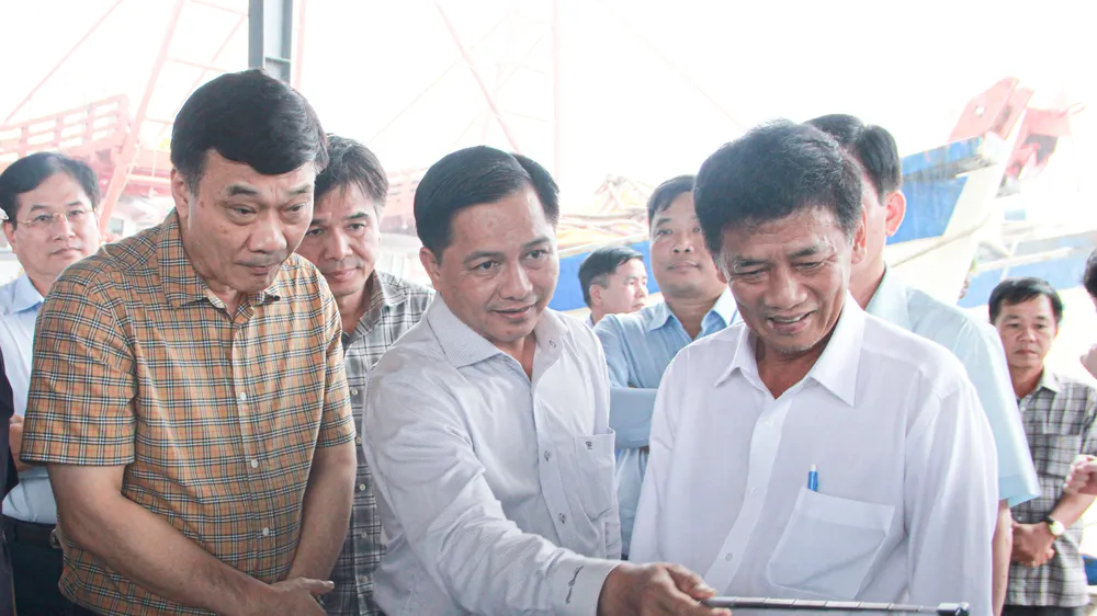 Lãnh đạo tỉnh Sóc Trăng khảo sát khu vực quy hoạch cảng biển Trần Đề