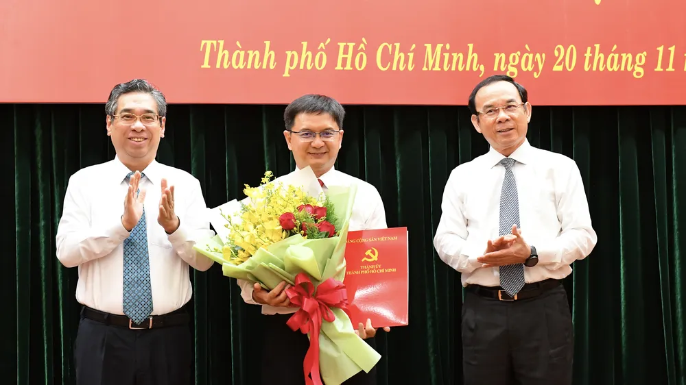 Chánh Văn phòng Thành ủy Nguyễn Mạnh Cường giữ chức Trưởng Ban Dân vận Thành ủy TPHCM
