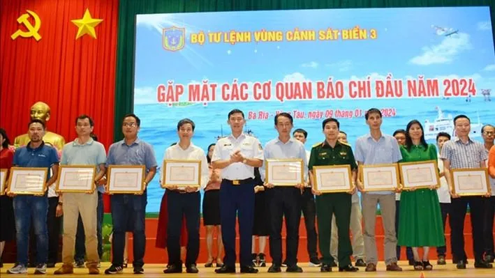 Vùng Cảnh sát biển 3: Đẩy mạnh công tác phối hợp tuyên truyền với các cơ quan báo chí
