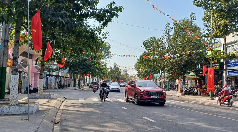 Đường Lê Hồng Phong, phường Tân Đông Hiệp đã có 100% hộ dân cam kết không để thùng rác trước nhà