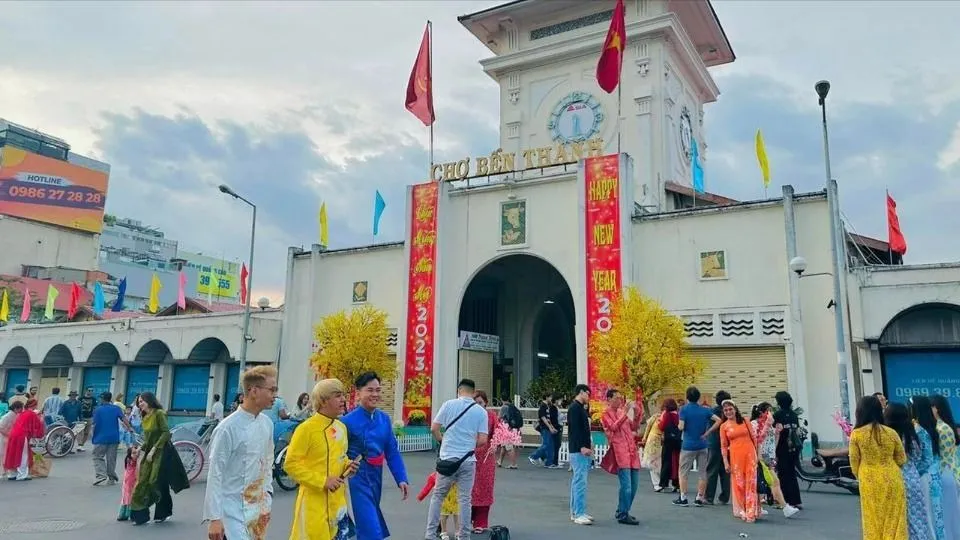 Chỉnh trang khu vực chợ Bến Thành: Công trình chào mừng kỷ niệm 50 năm Ngày Giải phóng miền Nam, thống nhất đất nước