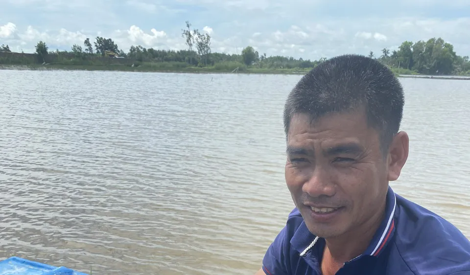 Nông dân xã Lương Nghĩa bắt đầu làm giàu từ nuôi tôm trên vùng đất khó