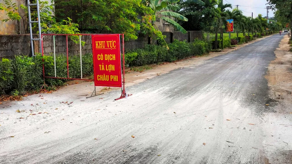 Hà Tĩnh: Thêm địa phương xuất hiện dịch tả heo châu Phi