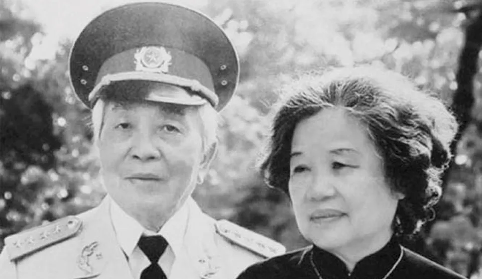 Đại tướng Võ Nguyên Giáp và phu nhân Đặng Bích Hà