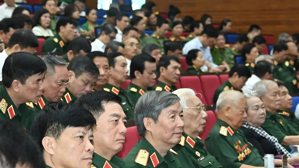 Các đại biểu tại Hội thảo khoa học cấp quốc gia “Đại thắng mùa Xuân 1975 với kỷ nguyên phát triển mới của dân tộc Việt Nam”. Ảnh: VIỆT DŨNG