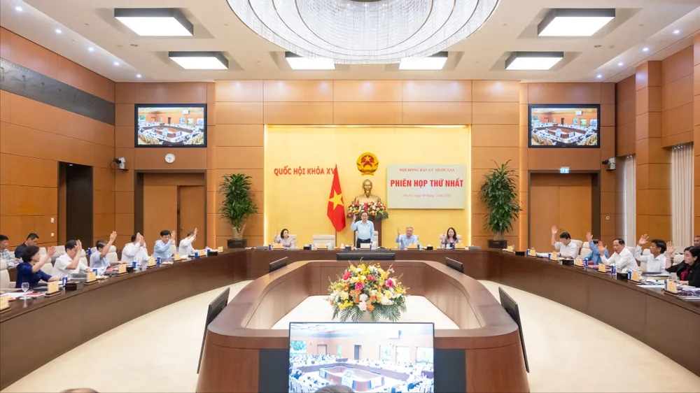 Chủ tịch Quốc hội Trần Thanh Mẫn phát biểu khai mạc phiên họp