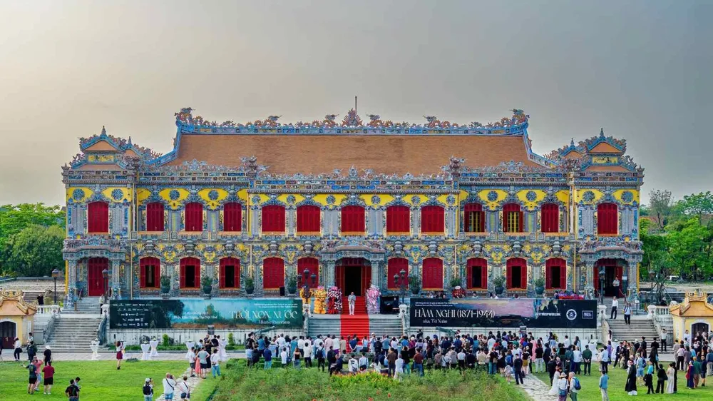 Điện Kiến Trung được chọn làm bối cảnh chính của bộ phim Hoàng hậu cuối cùng. Ảnh: VĂN THẮNG