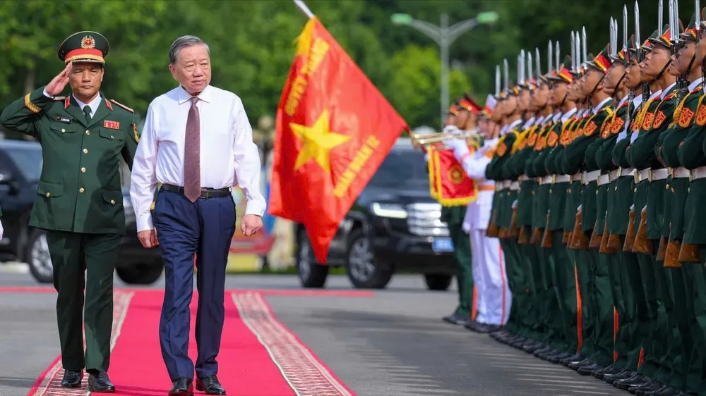 Tổng Bí thư Tô Lâm thăm và làm việc tại Quân đoàn 12