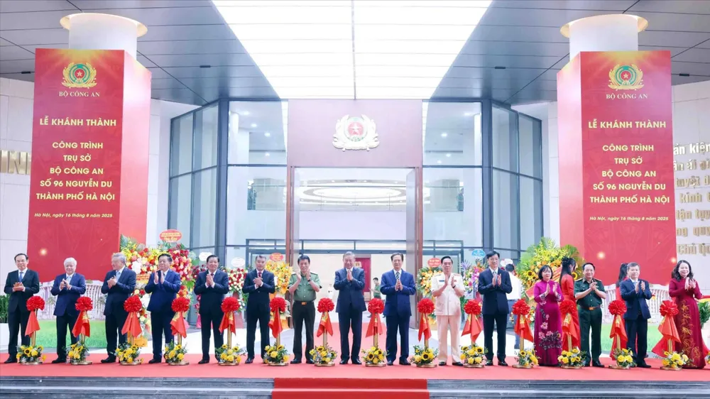 Tổng Bí thư Tô Lâm dự lễ khánh thành trụ sở Bộ Công an 