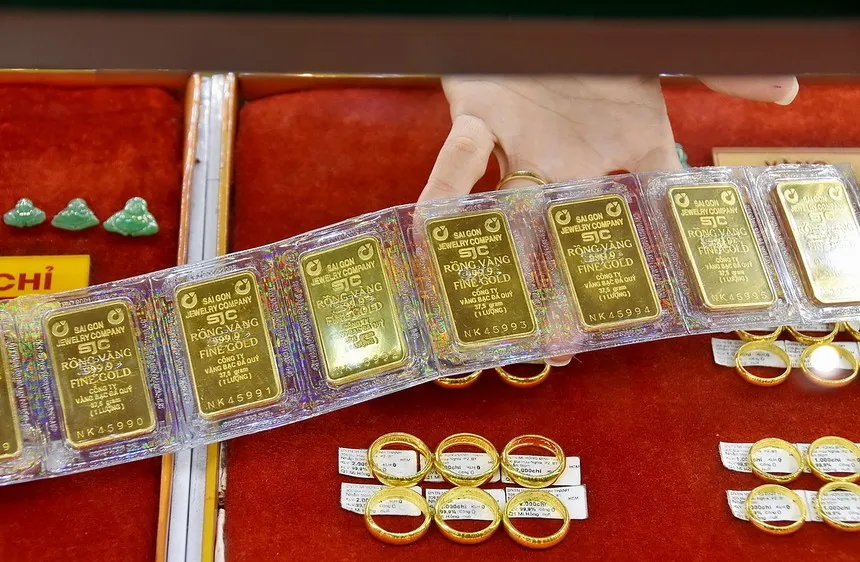 Giá vàng trong nước bật tăng vào sáng 18-7