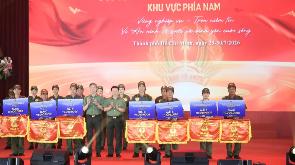 TPHCM đoạt giải A tại Hội thi lực lượng tham gia bảo vệ an ninh, trật tự ở cơ sở
