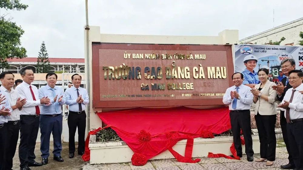 Cà Mau: Sáp nhập 6 trường cao đẳng, tăng quy mô đào tạo nhân lực chất lượng cao