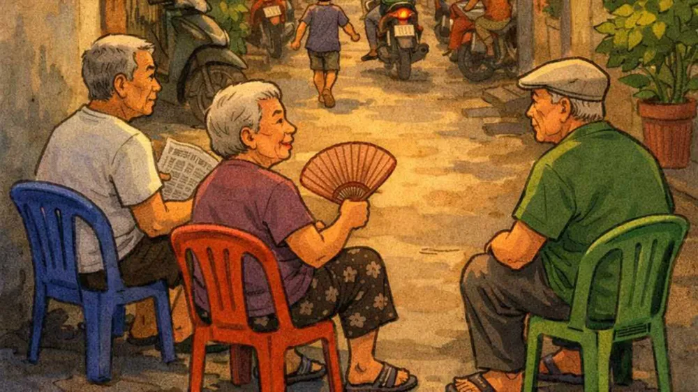 Nhà mình, nhưng tường là của chung