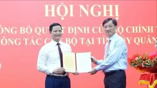 Đồng chí Vương Quốc Tuấn giữ chức Bí thư Tỉnh ủy Quảng Trị