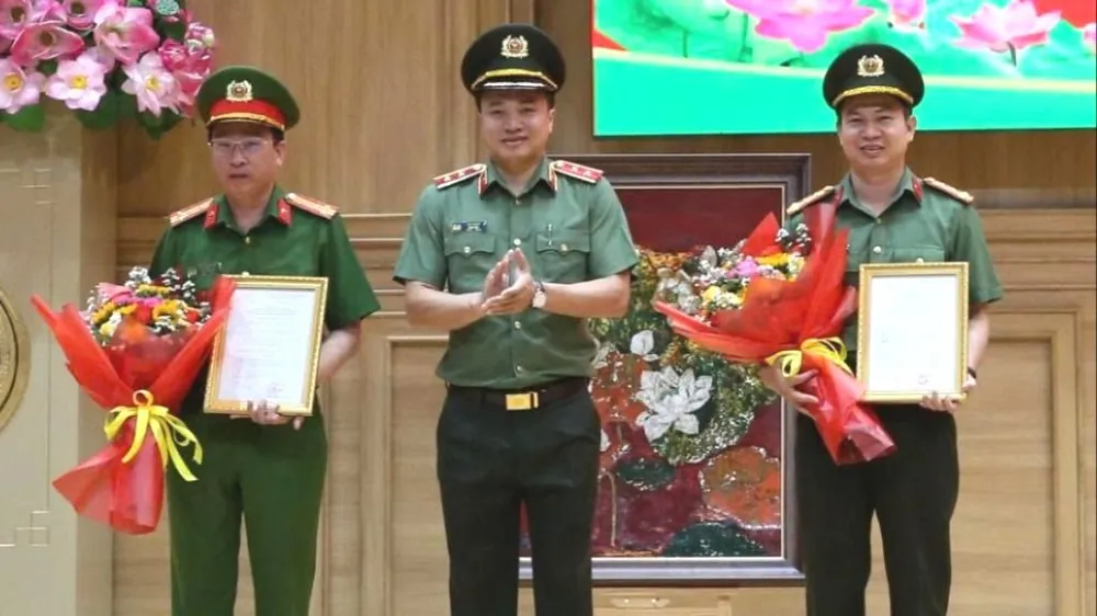 Công an TPHCM có tân Thủ trưởng Cơ quan An ninh điều tra và Thủ trưởng Cơ quan Thi hành án hình sự 